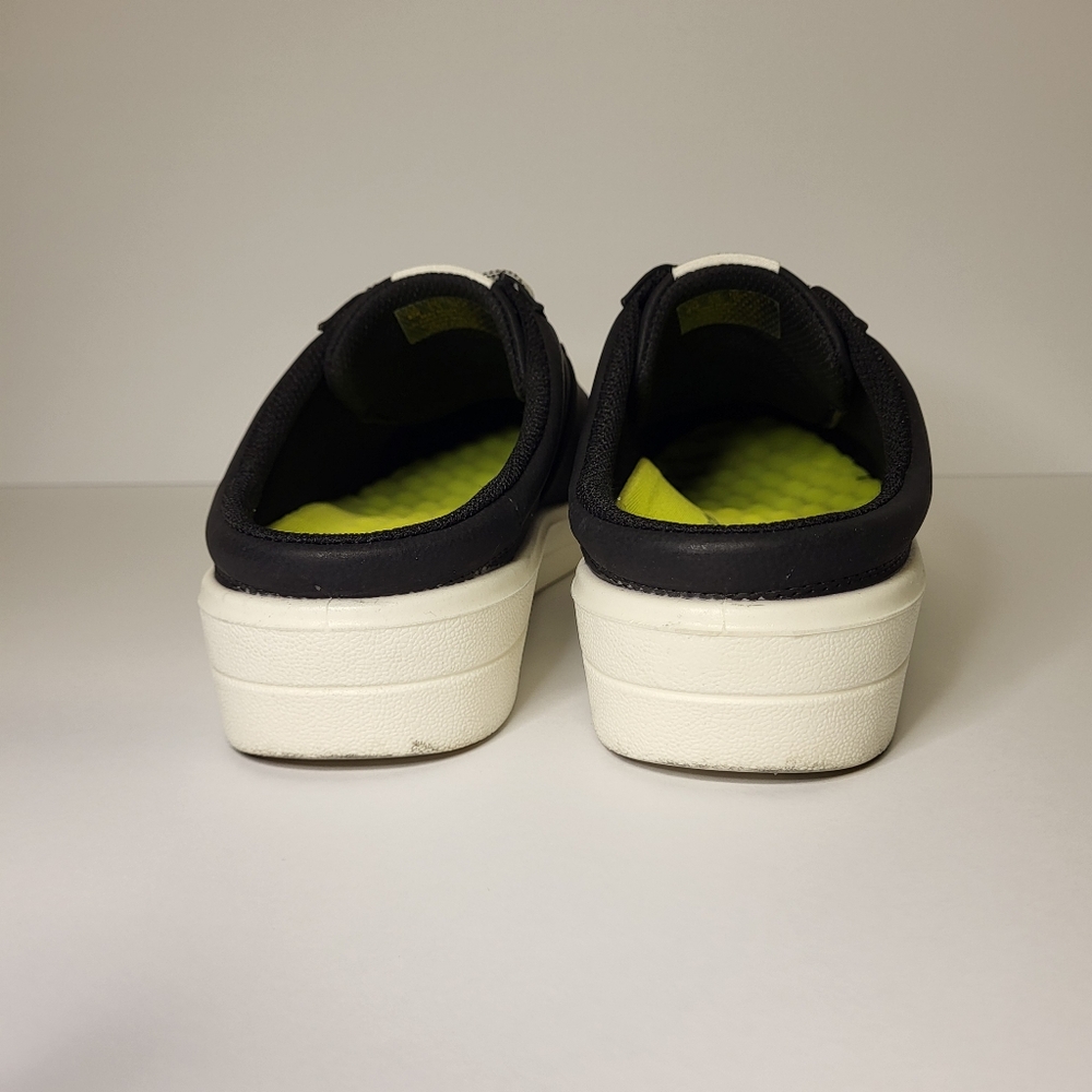 Ryka Viv Classic Sneakers Mules Womens 8 Medium Black With White Fixed Laces - Picture 7 of 8